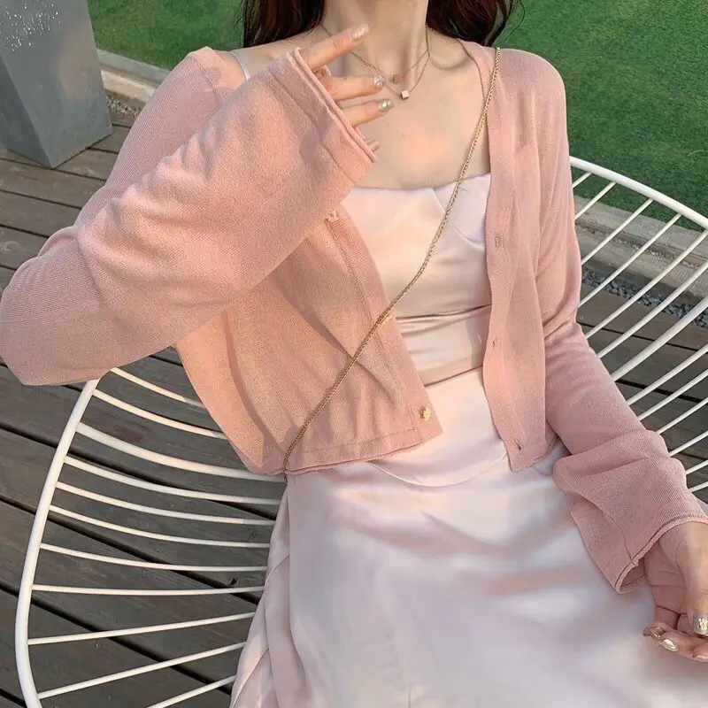 Summer Light Clothing - Knit Cardigan Coat Sun Protection Clothing