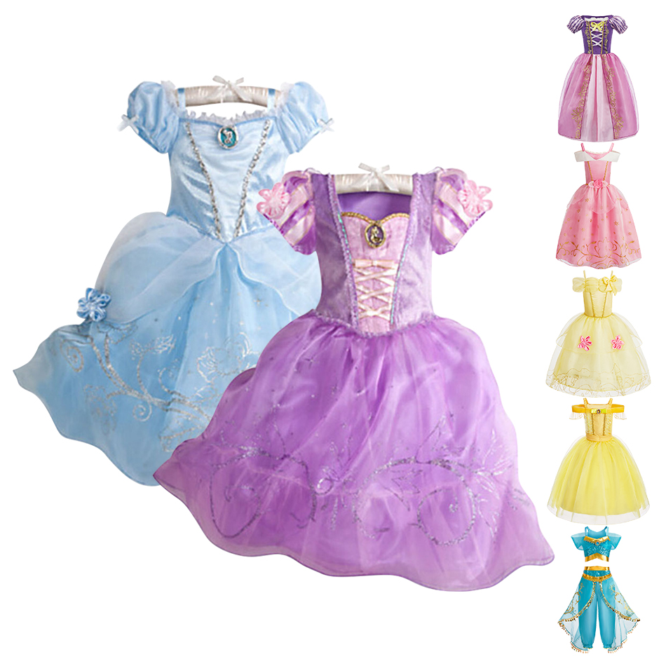 Summer Dresses Yours Clothing - Little Girls Rapunzel Cinderella Clothing Kids