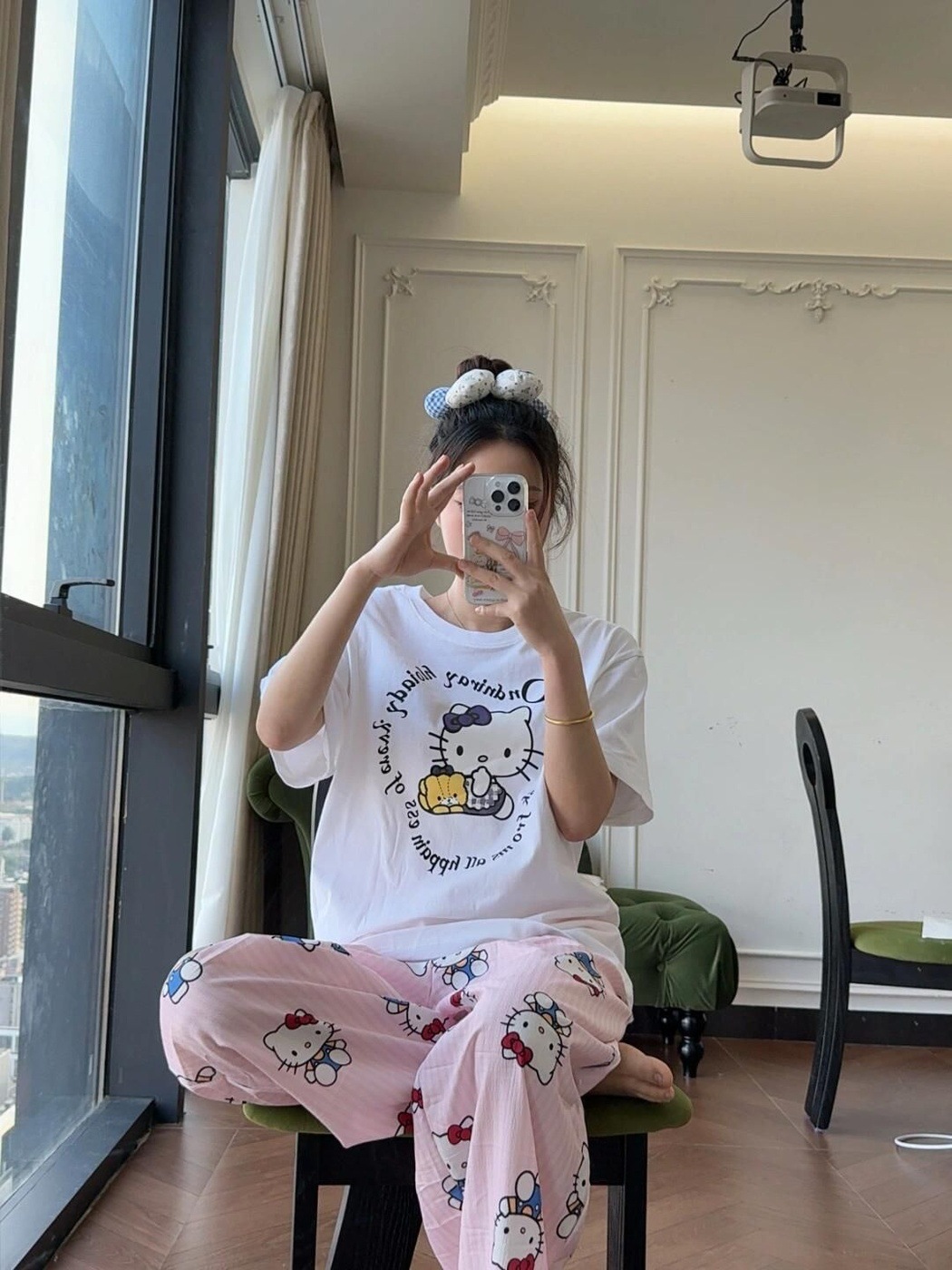 Summer Clothing Aesthetic - 2026 Summer Hello Kitty Hug Bear