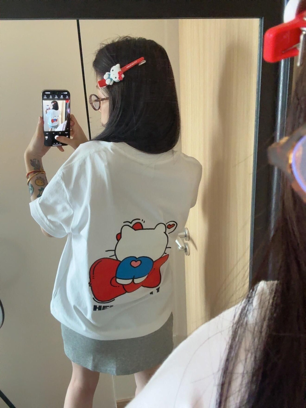 Summer Clothing Aesthetic - 2026 Summer Hello Kitty Funny Butt