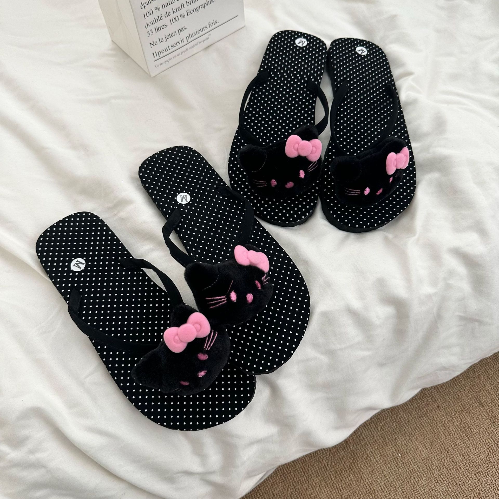 Summer Clothing Kids - Hello Kitty Cartoon Flip-flops for Women
