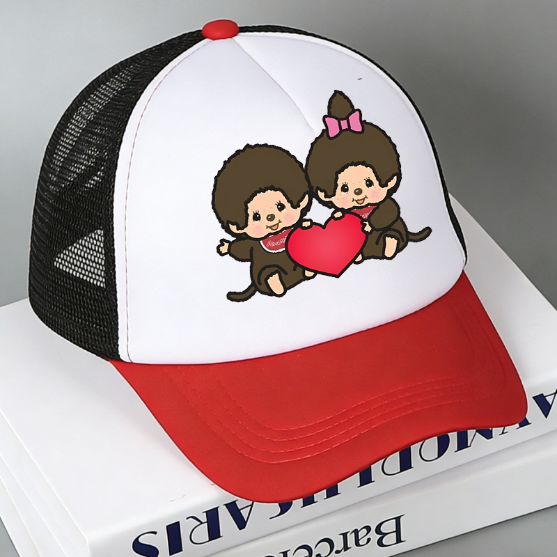 Monchhichi Mesh Baseball Caps  - Summer Clothing Boys ulasan dan harga