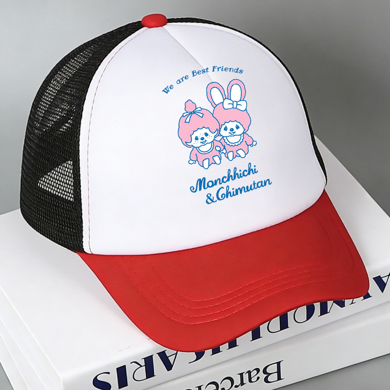 Monchhichi Mesh Baseball Caps  - Summer Clothing Boys ulasan dan harga
