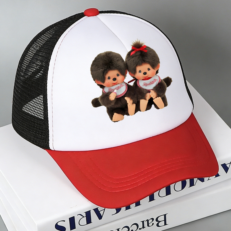 Monchhichi Mesh Baseball Caps  - Summer Clothing Boys ulasan dan harga