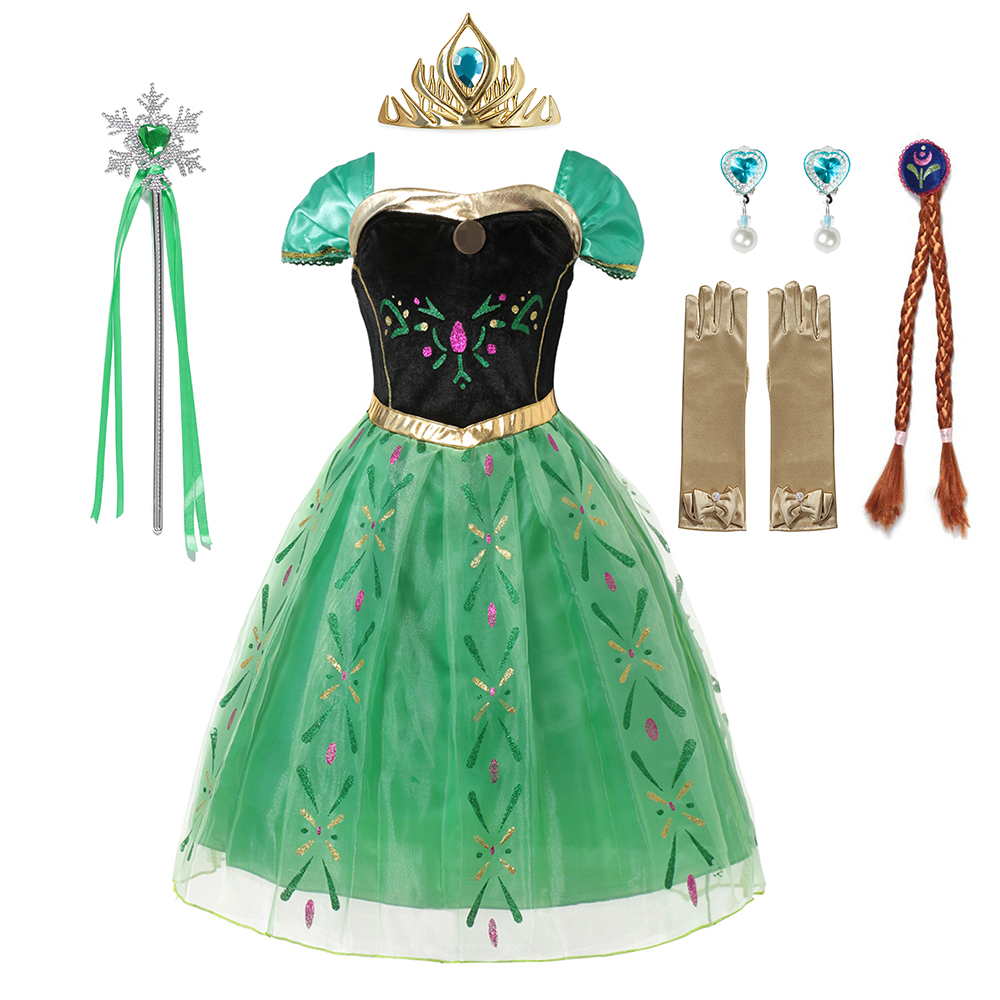 Anna Costume For Kids Girl Fan - Summer Dresses Yours Clothing ulasan dan harga