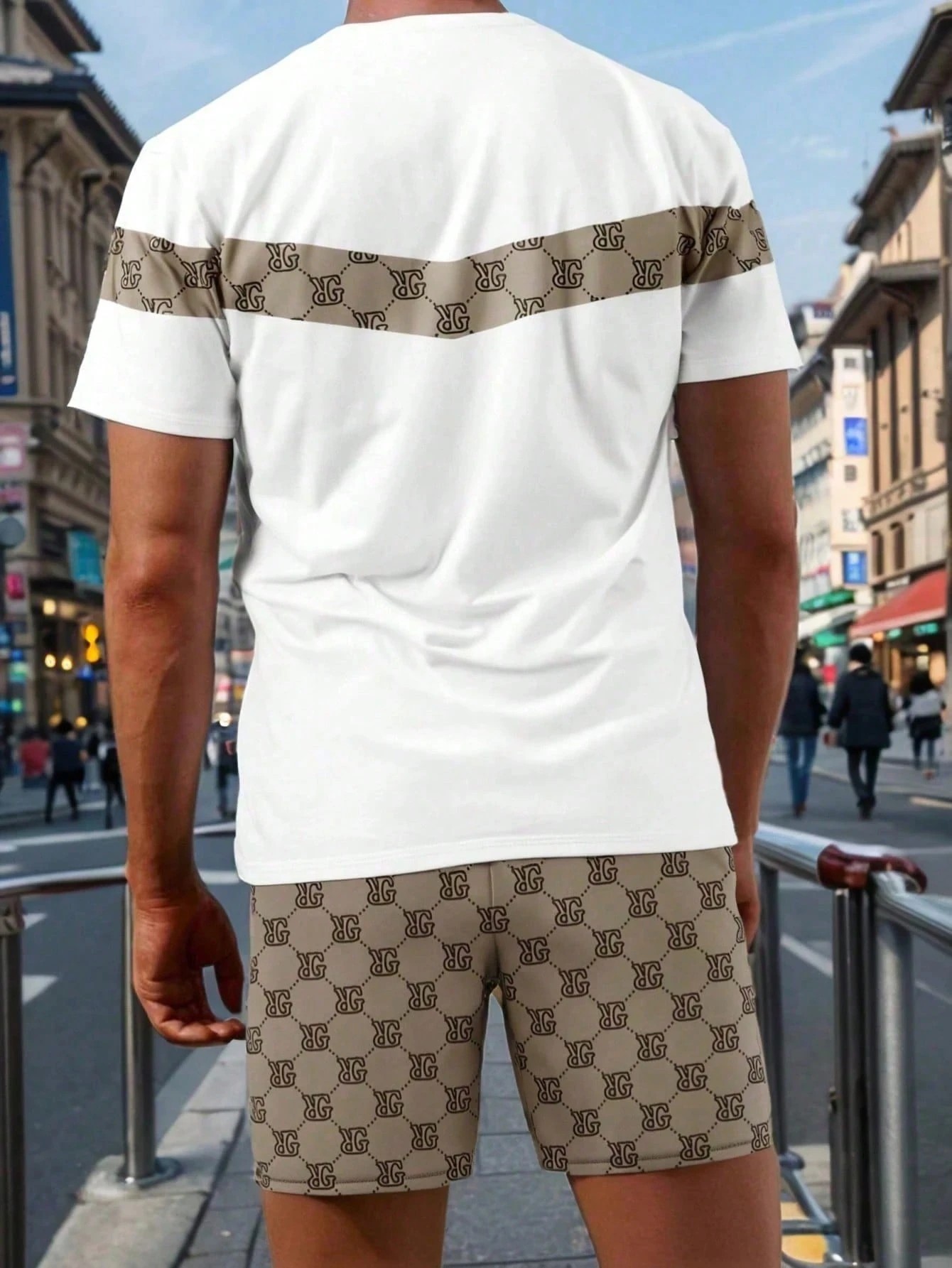 2026 Summer Men's Suit with 3D - Summer Knit Clothing ulasan dan harga