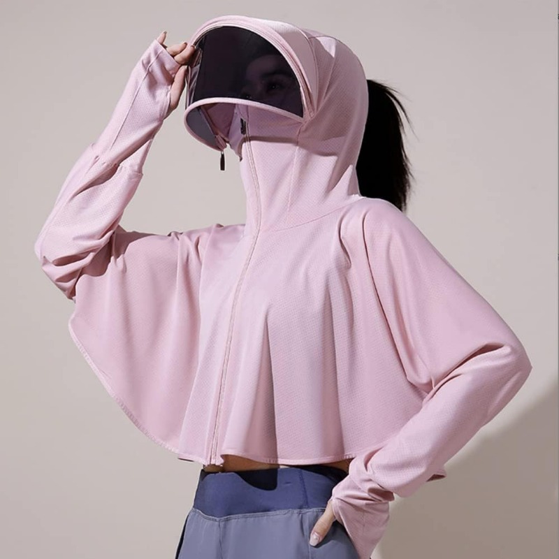 Ice Silk Women's Sun Protectio - Summer Uv Clothing ulasan dan harga