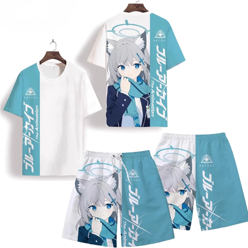 Men's Suits Anime Blue Archive - Summer Knit Clothing ulasan dan harga