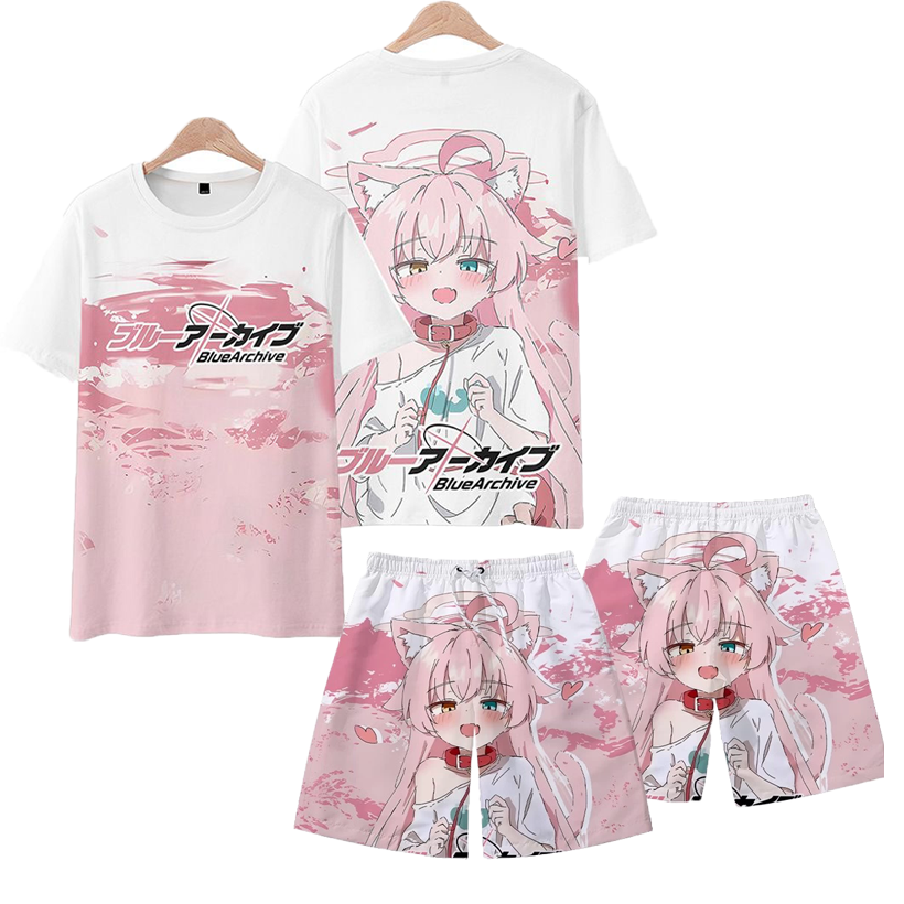 Men's Suits Anime Blue Archive - Summer Knit Clothing ulasan dan harga