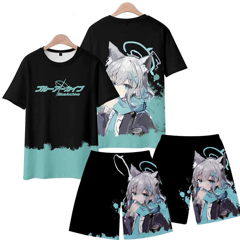 Men's Suits Anime Blue Archive - Summer Knit Clothing ulasan dan harga