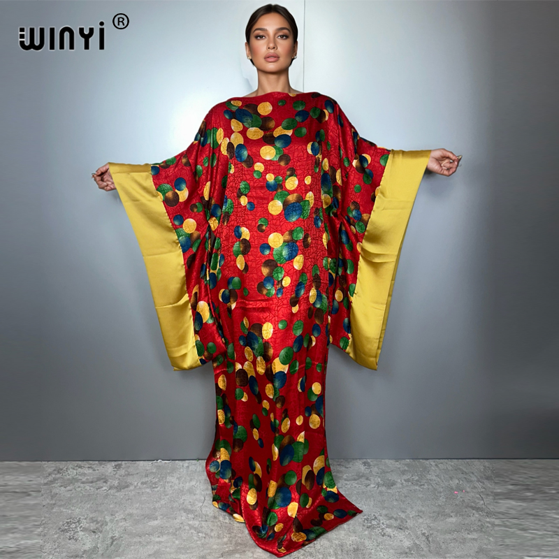 WINYI summer kuwait print even - Summer Holiday Clothing Women ulasan dan harga