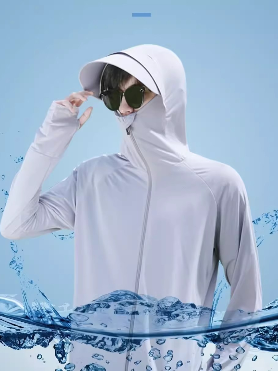 Men's Summer Thin Ice Silk Sun - Summer Rays Clothing ulasan dan harga
