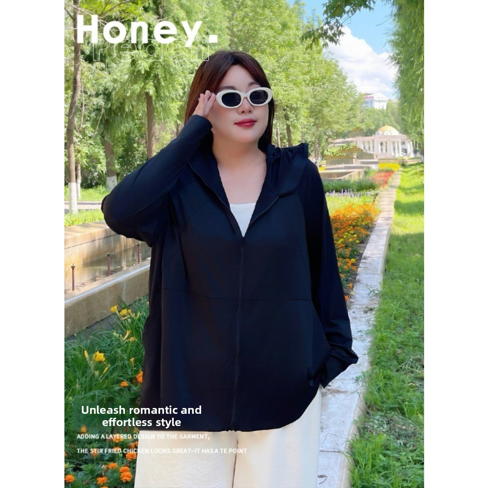 Fat Mm New Plus Size Ice Silk  - Summer Uv Clothing ulasan dan harga
