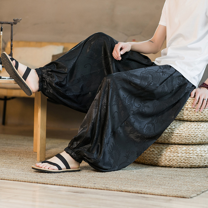 Men Harun Pants Summer Ice Sil - Summer Light Clothing ulasan dan harga