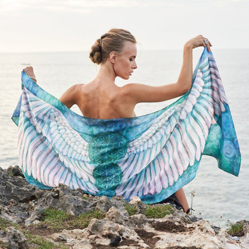Boho Feather Wings bikini Cove - Summer Holiday Clothing Women ulasan dan harga