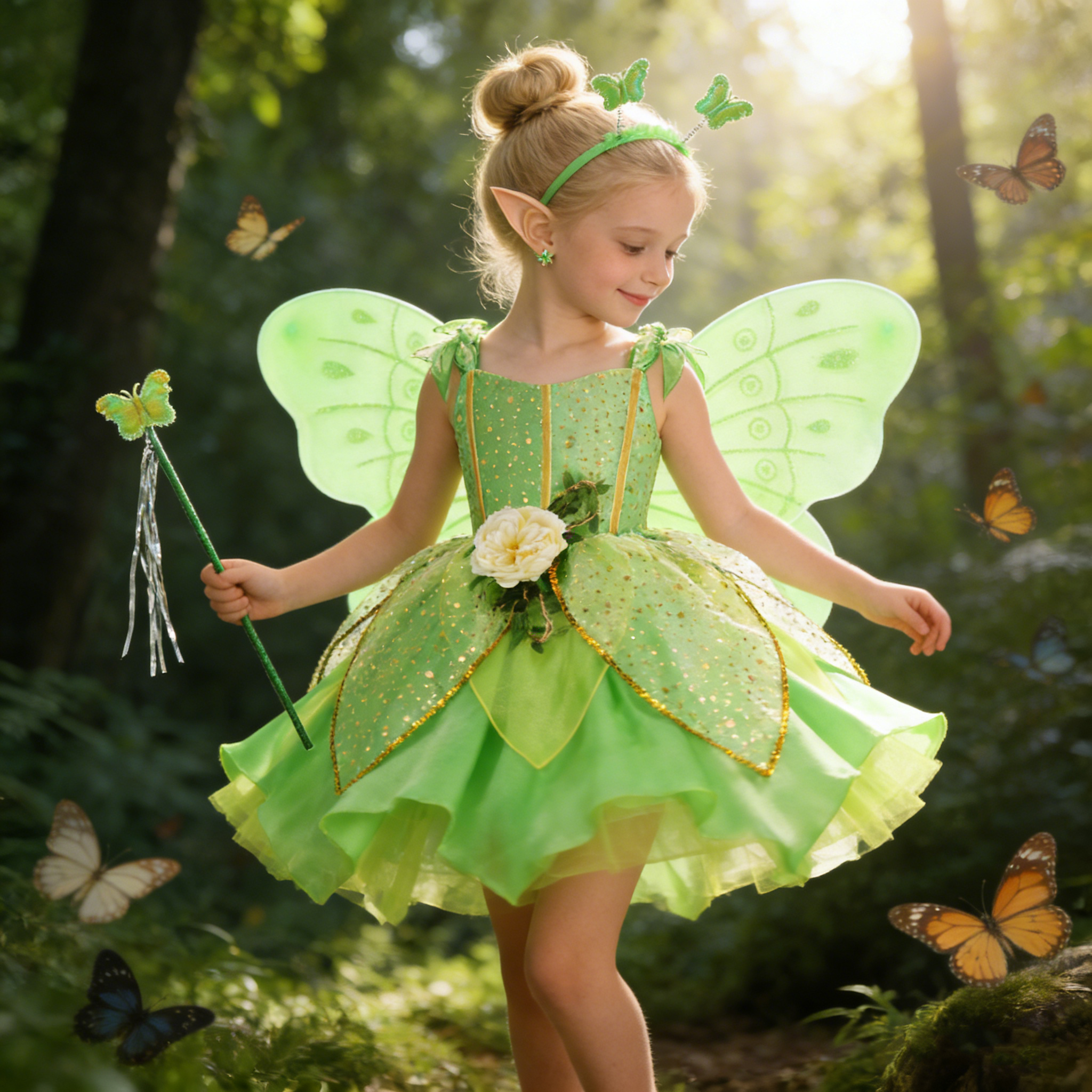 Summer Girls Tinkerbell Fairy  - Summer Clothing Kids ulasan dan harga