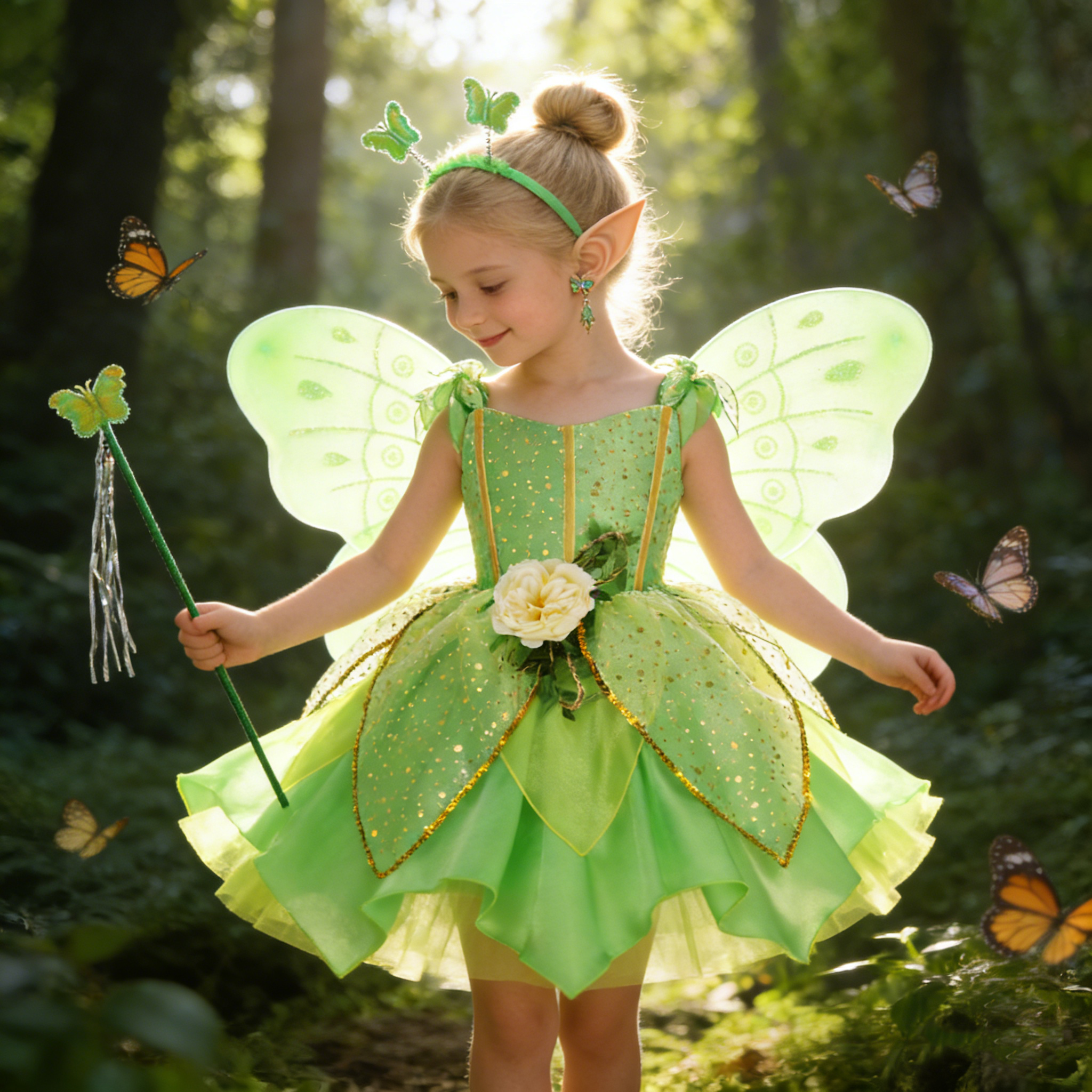 Summer Girls Tinkerbell Fairy  - Summer Clothing Kids ulasan dan harga