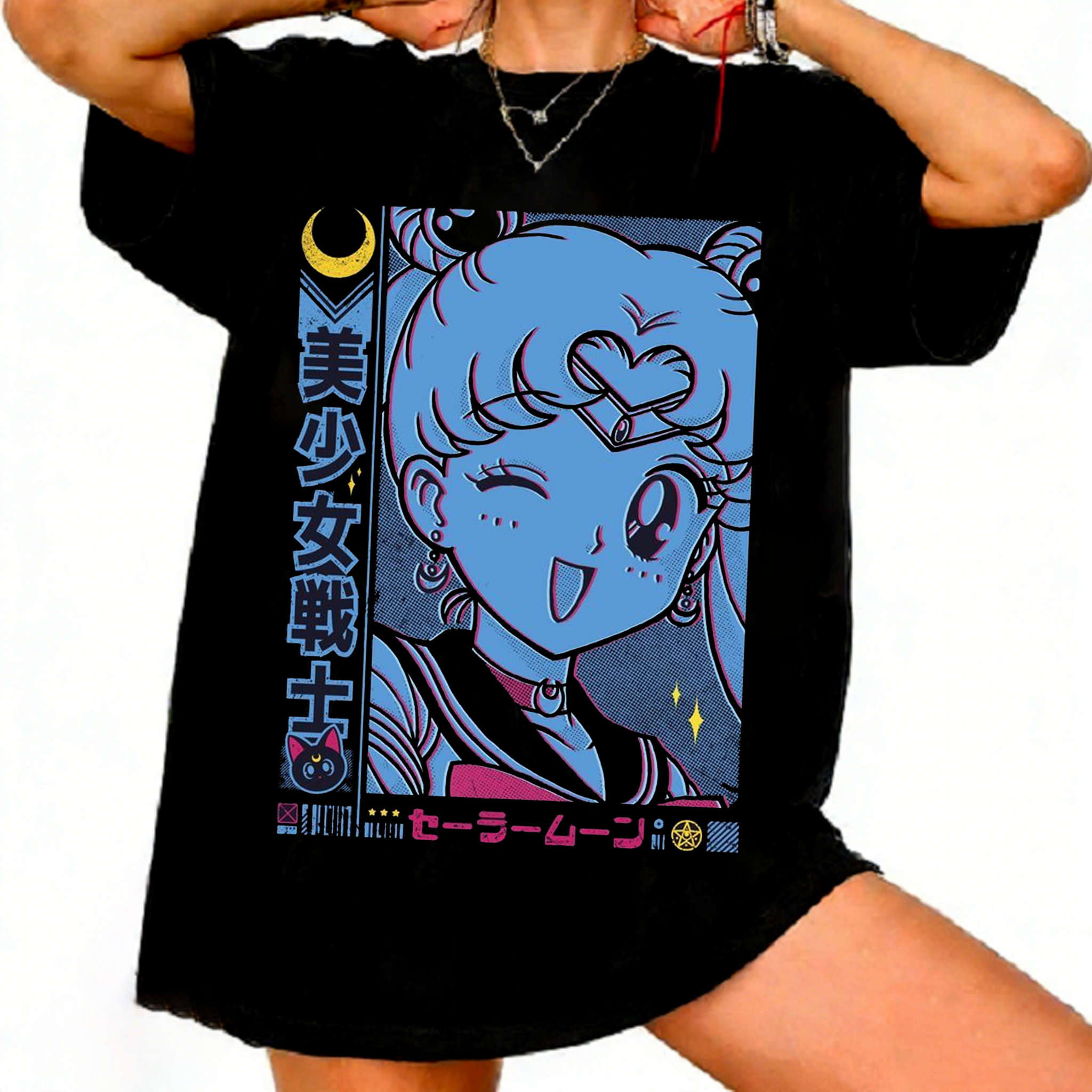 Sailor Moon Retro 90s Anime Gr - Summer Clothing Trends For Women ulasan dan harga