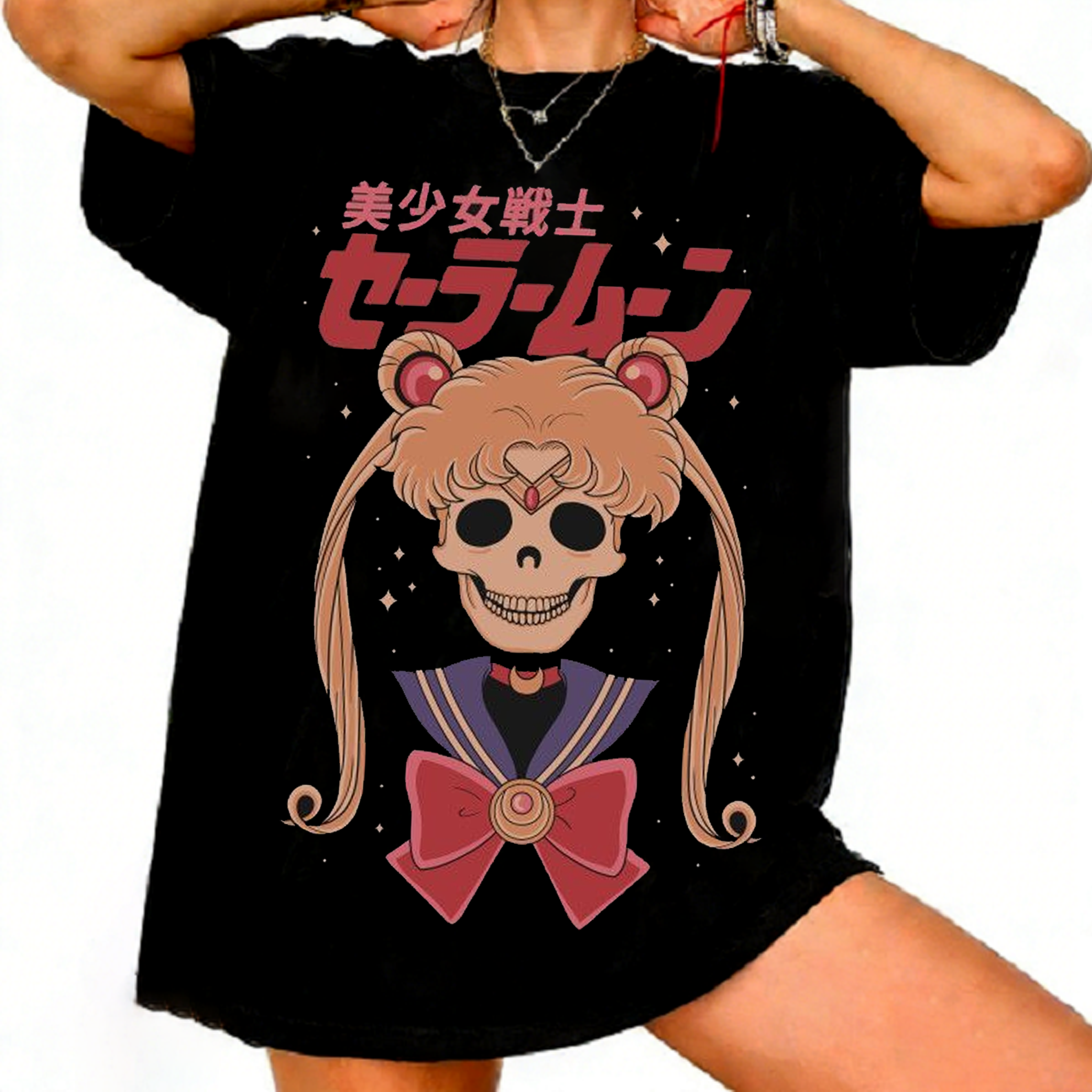 Sailor Moon Retro 90s Anime Gr - Summer Clothing Trends For Women ulasan dan harga