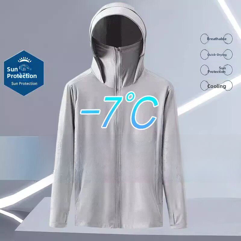 Men's Ice Silk Lightweight Bre - Summer Uv Clothing ulasan dan harga
