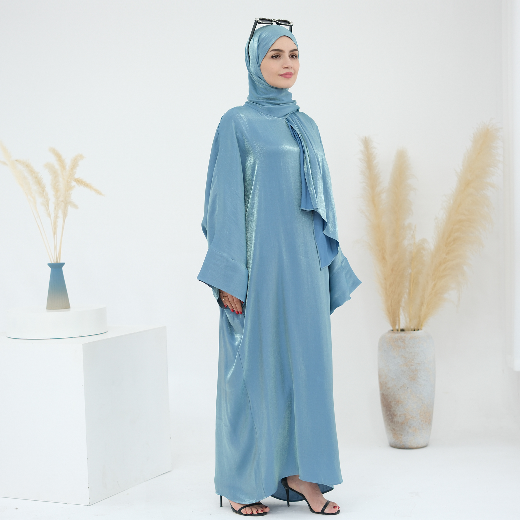Women Muslim Abaya Attached Hi - Summer Light Clothing ulasan dan harga