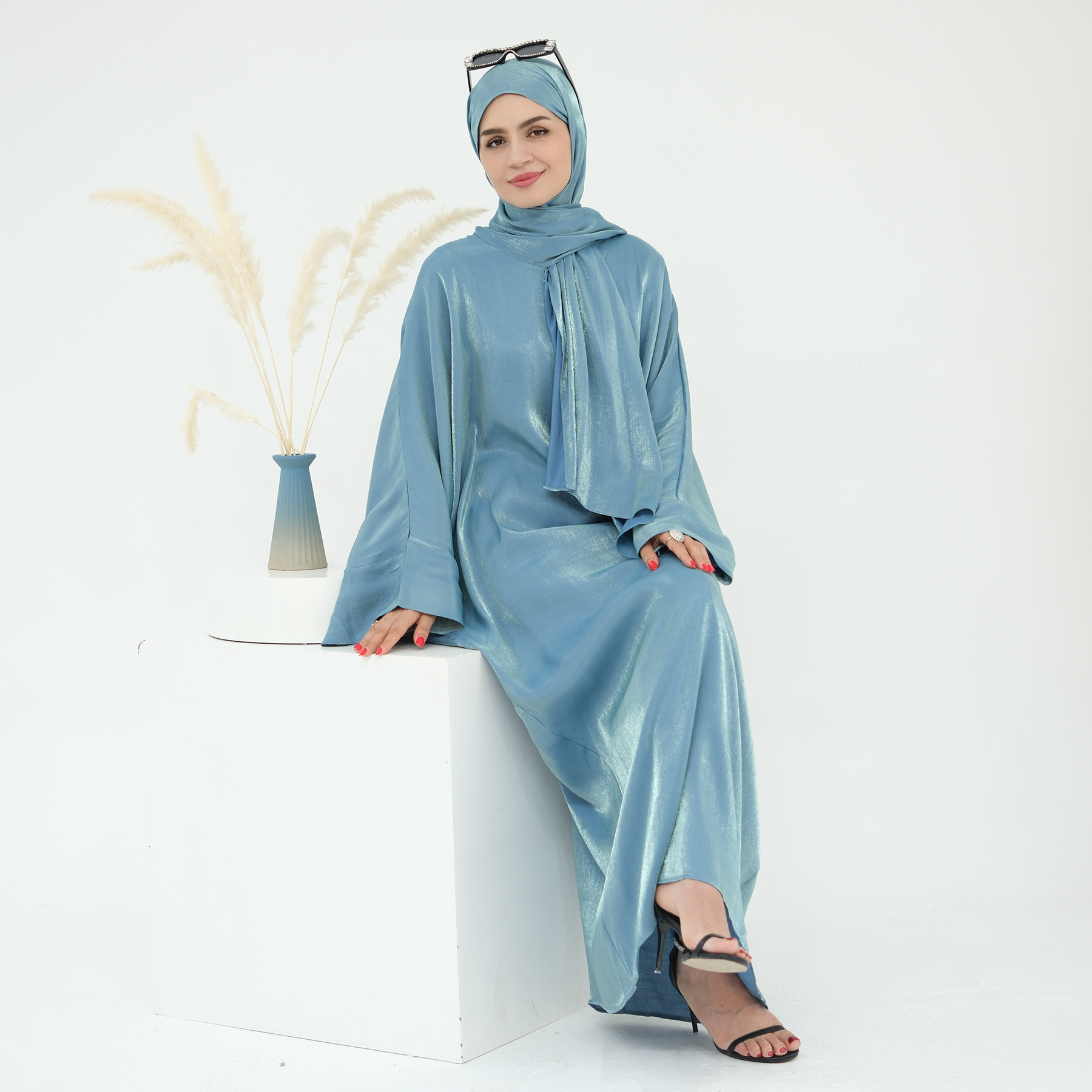 Women Muslim Abaya Attached Hi - Summer Light Clothing ulasan dan harga