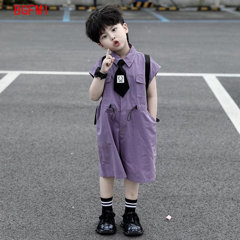 Kids Summer Shorts Overalls Ca - Summer Clothing Boys ulasan dan harga