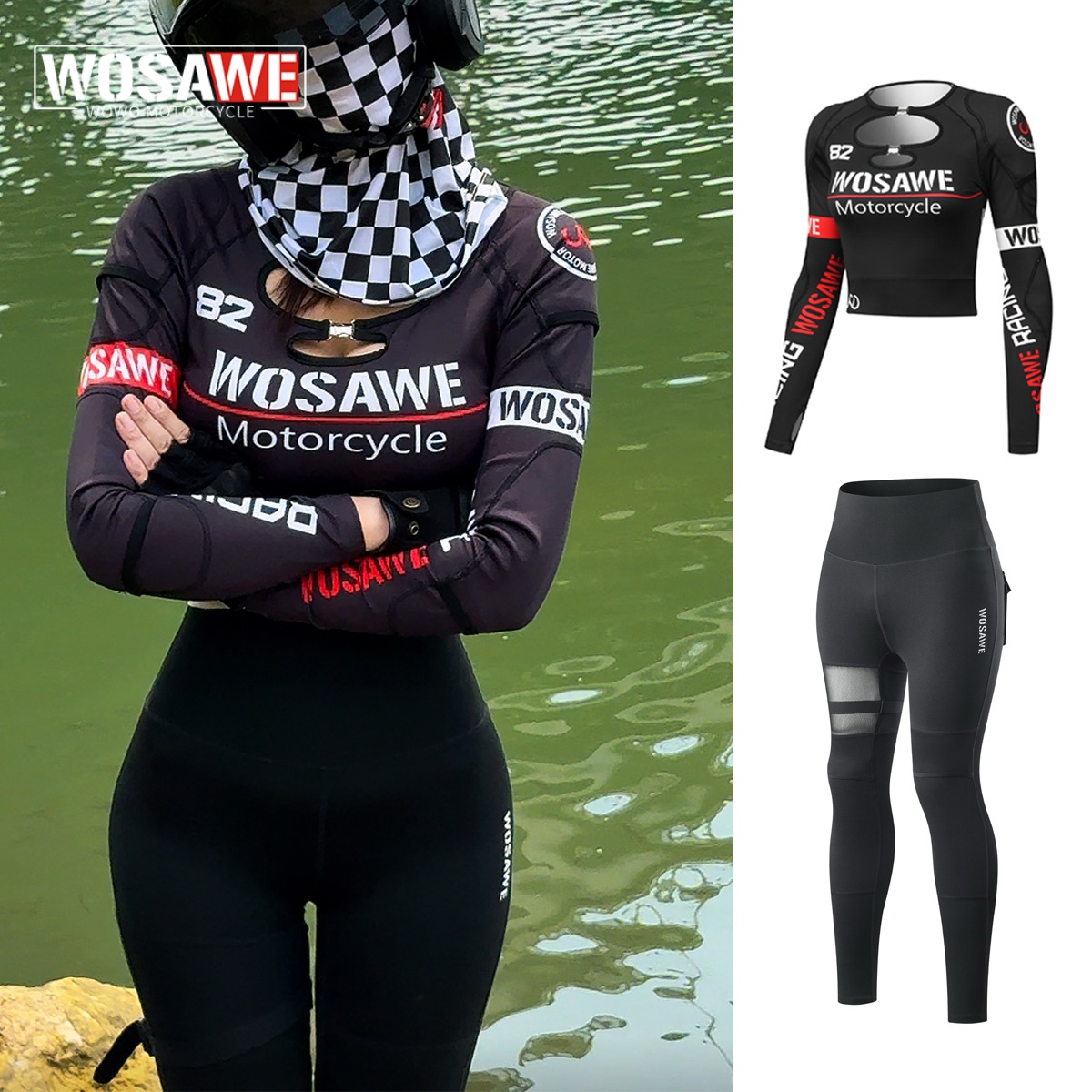 WOSAWE Summer Women Slim Motor - Summer Light Clothing ulasan dan harga