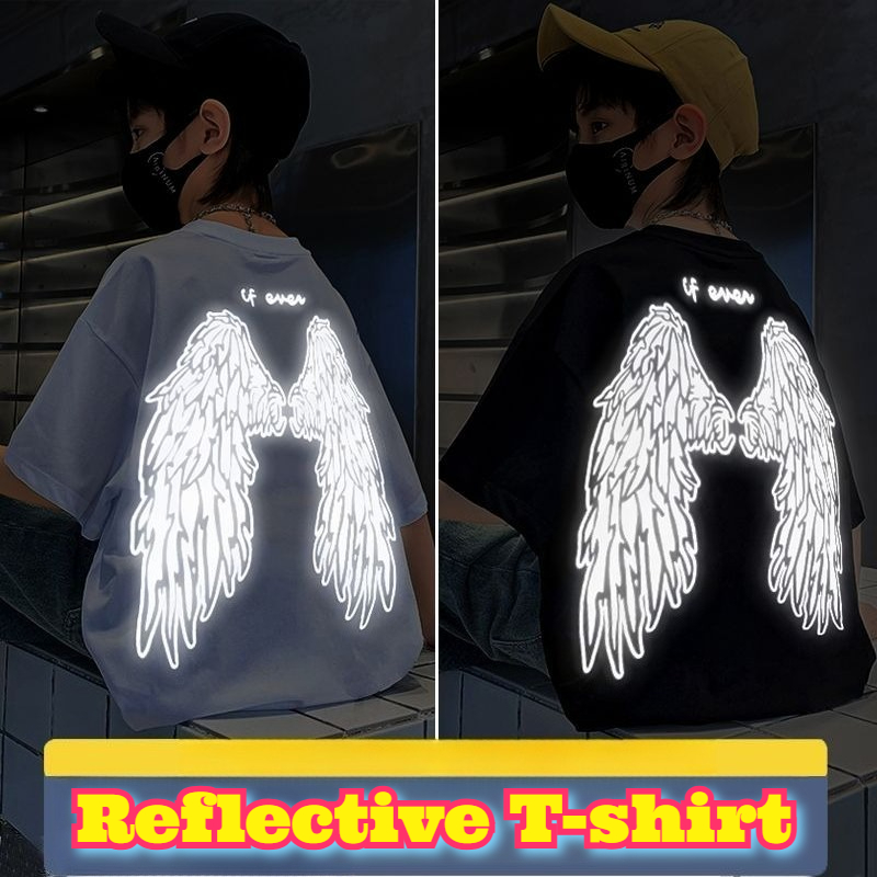 Youth Reflective Wings T Shirt - Summer Clothing Boys ulasan dan harga
