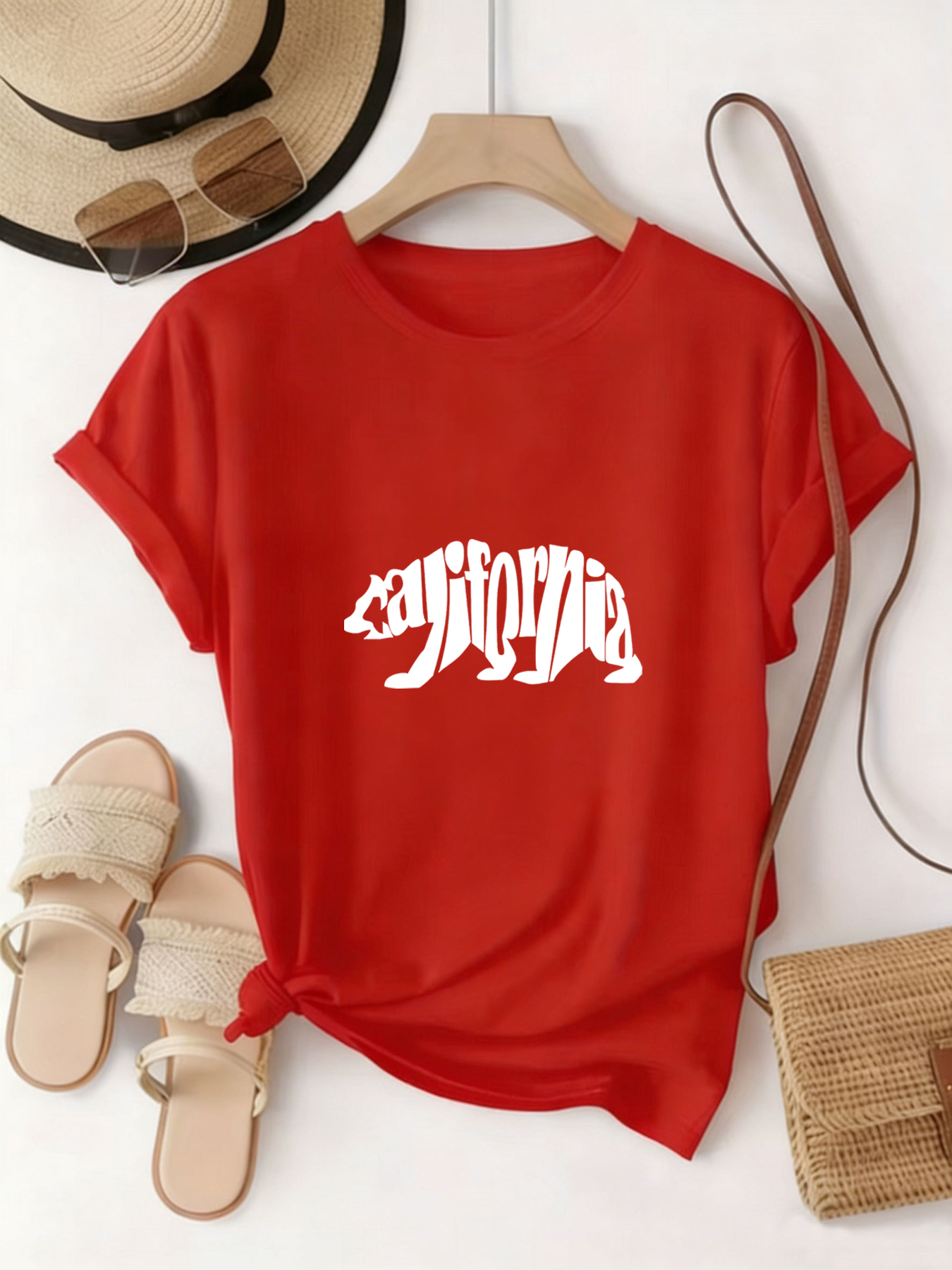 Women's Short-Sleeve T-Shirt T - Summer Clothing Must Haves ulasan dan harga