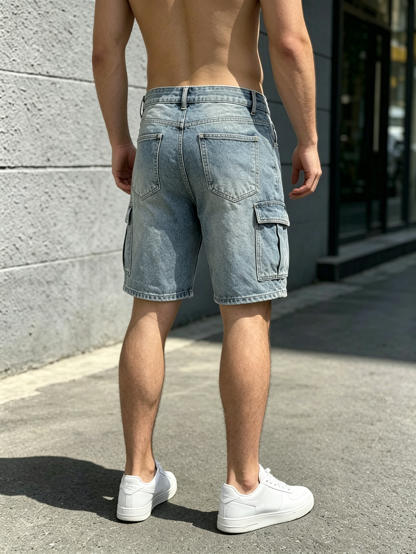 Men workwear Jeans Denim Pants - Summer Light Clothing ulasan dan harga