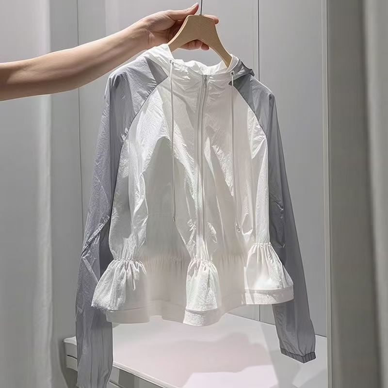 Contrast Color Sun-Protective  - Summer Light Clothing ulasan dan harga
