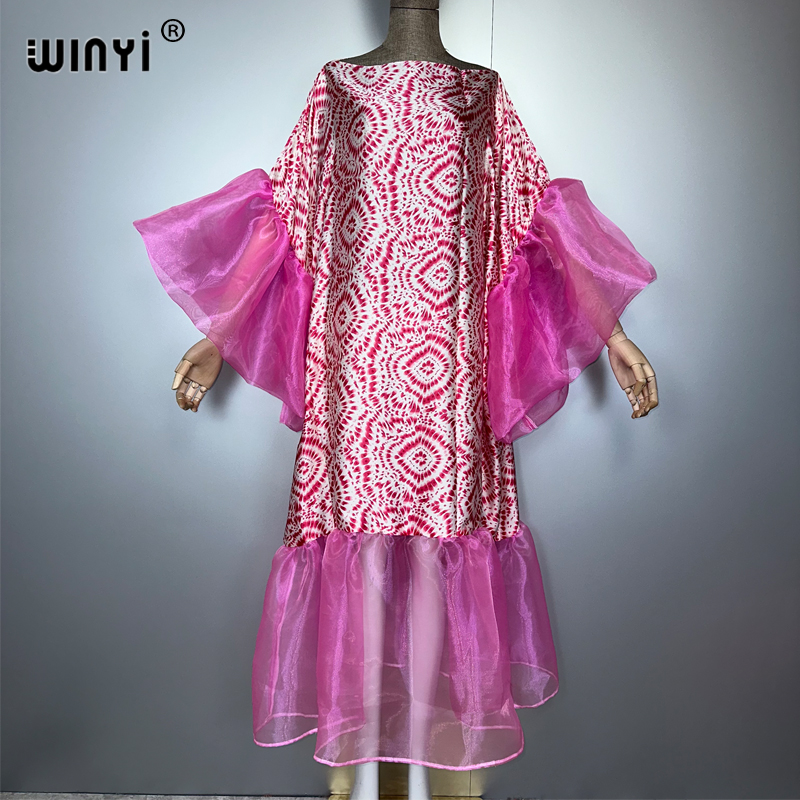 WINYI summer print puff(ed) sl - Summer Holiday Clothing Women ulasan dan harga