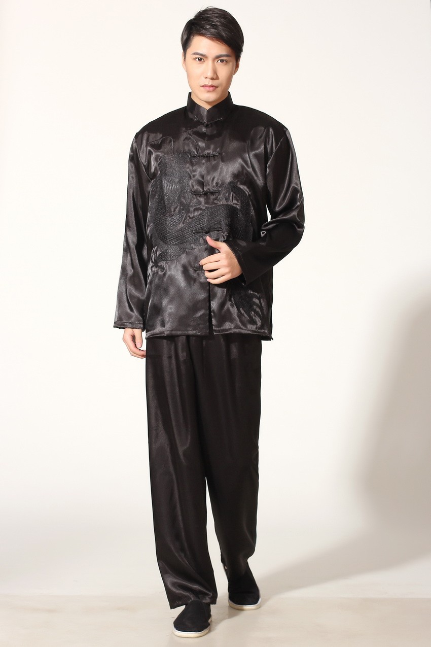 Chinese Traditional Style Blac - Xl Summer Clothing ulasan dan harga