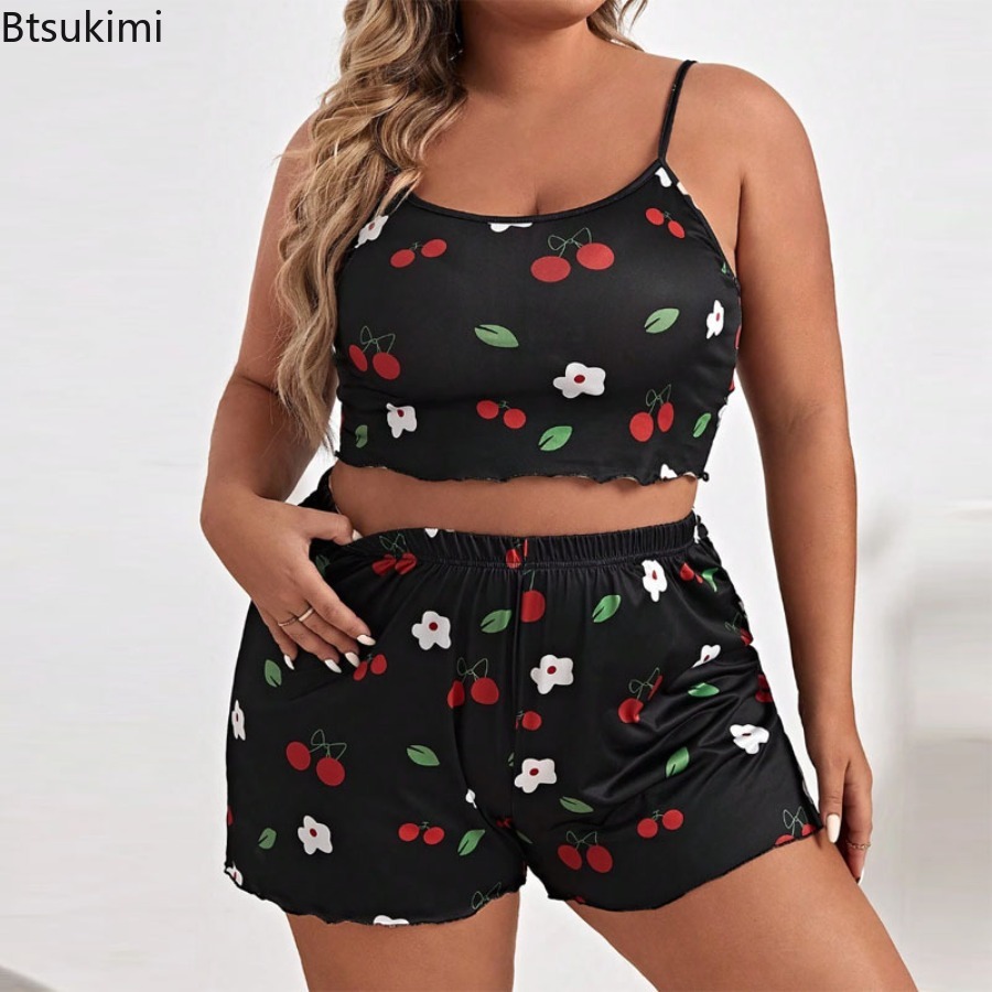 2026 Summer Women's Heart Prin - Xl Summer Clothing ulasan dan harga