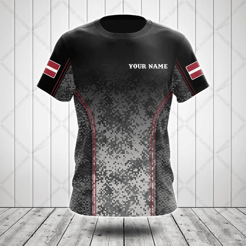 Custom Name Latvia Camouflage  - Summer Clothing Boys ulasan dan harga
