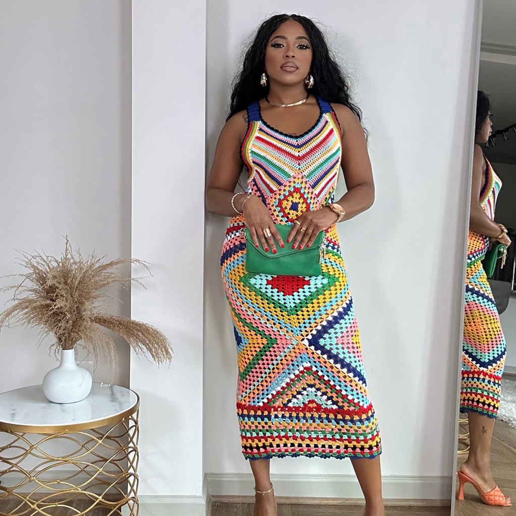 Summer Boho Handmade Crochet M - Summer Dresses Yours Clothing ulasan dan harga