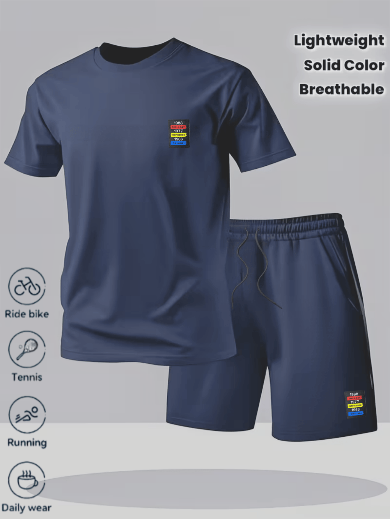 Men's Summer Casual Sport Set  - Summer Knit Clothing ulasan dan harga