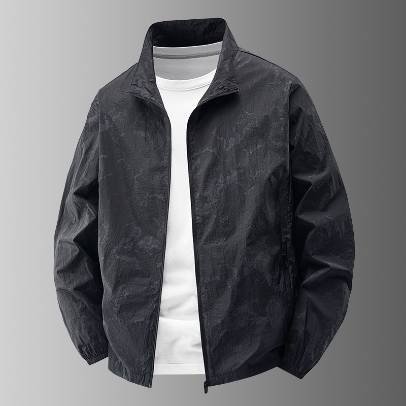 Men's Stand Collar Sun Protect - Summer Uv Clothing ulasan dan harga