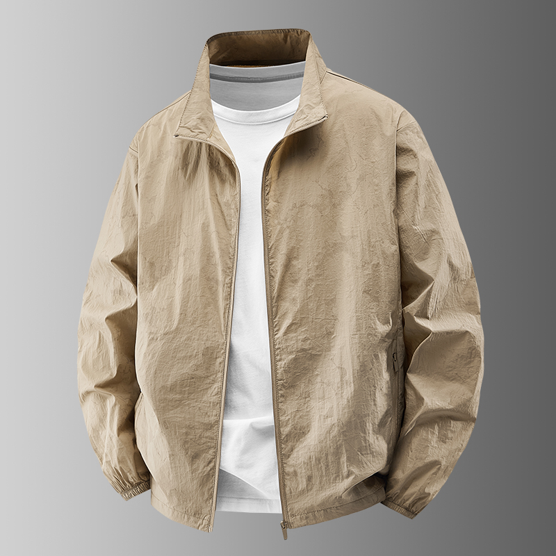 Men's Stand Collar Sun Protect - Summer Uv Clothing ulasan dan harga