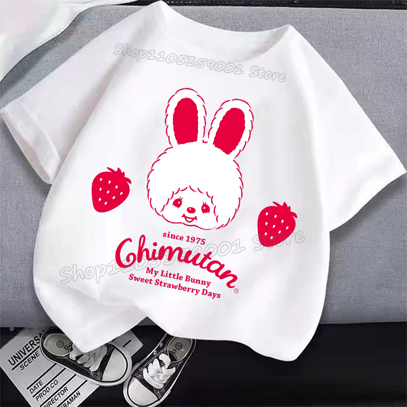 MONCHHICHI Short Sleeve T Shir - Summer Clothing Kids ulasan dan harga