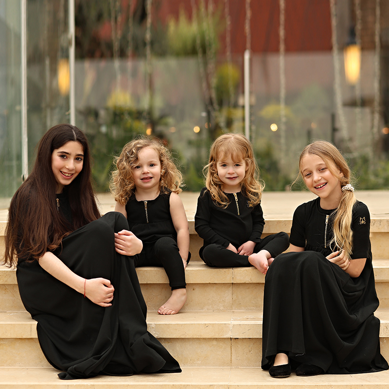 Summer black ribbed family mat - Summer Dresses Yours Clothing ulasan dan harga