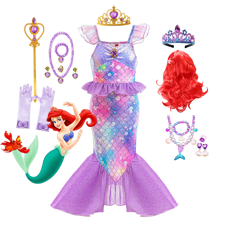 Disney New Ariel Princess Litt - Summer Clothing Kids ulasan dan harga
