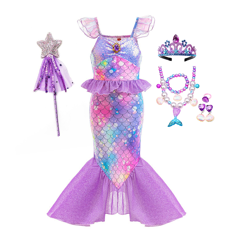 Disney New Ariel Princess Litt - Summer Clothing Kids ulasan dan harga