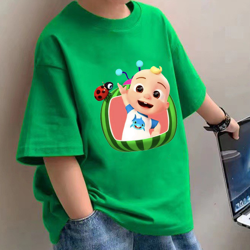 Cocomelons Baby T-Shirts Anime - Summer Clothing Boys ulasan dan harga