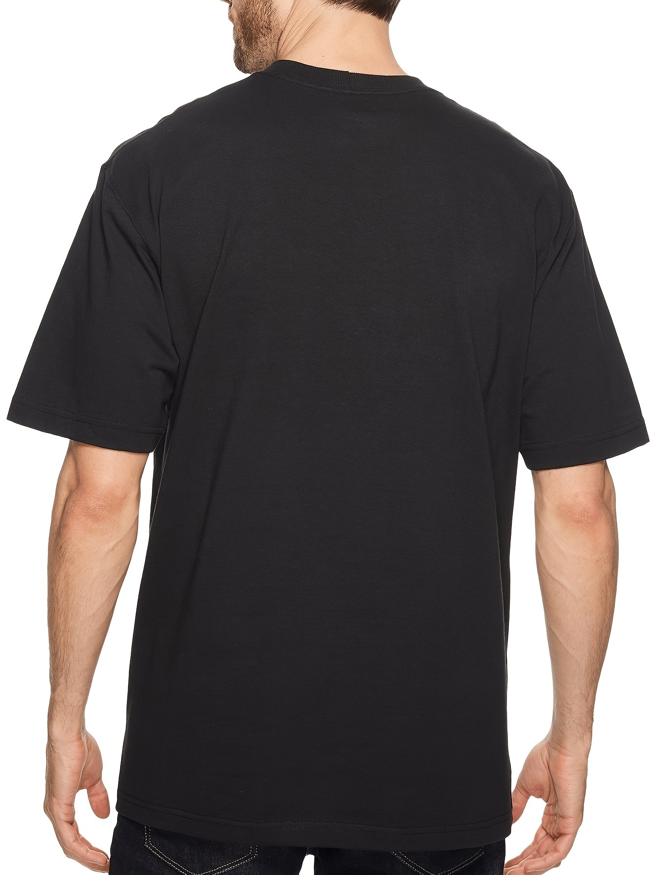 100% Cotton Solid T-shirts men - Summer Knit Clothing ulasan dan harga