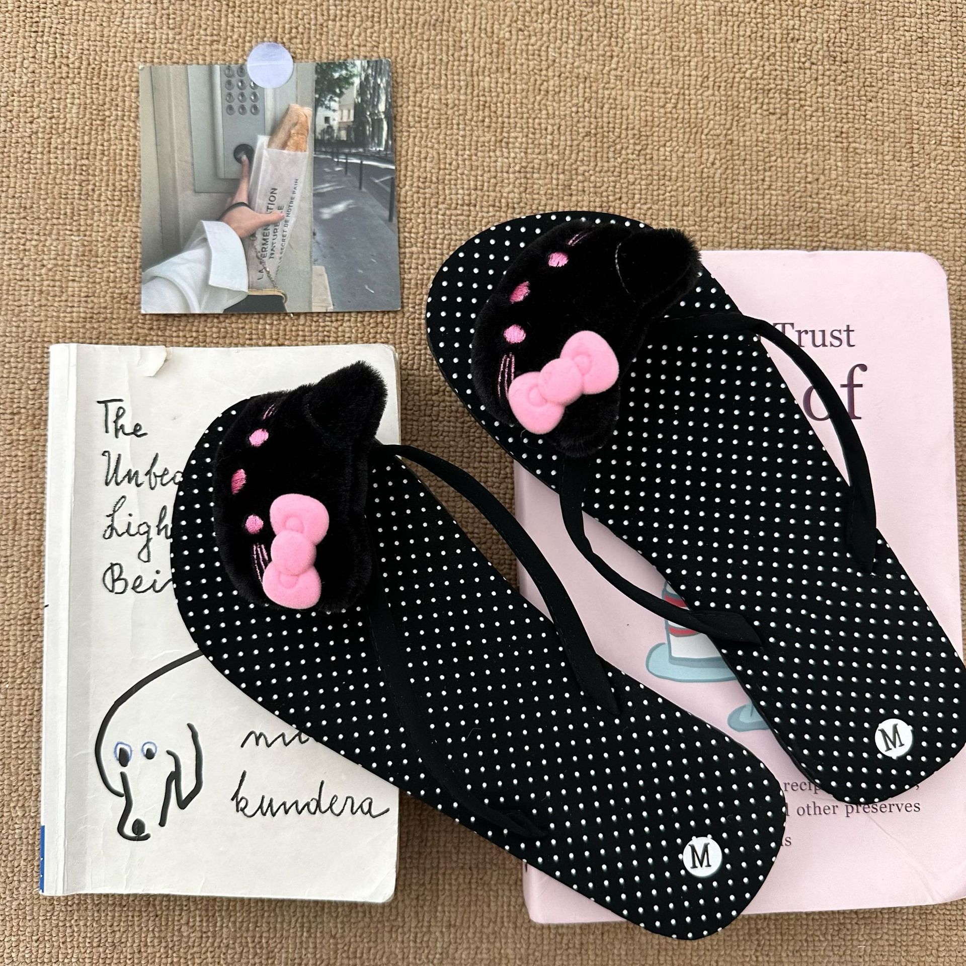 Hello Kitty Cartoon Flip-flops - Summer Clothing Kids ulasan dan harga