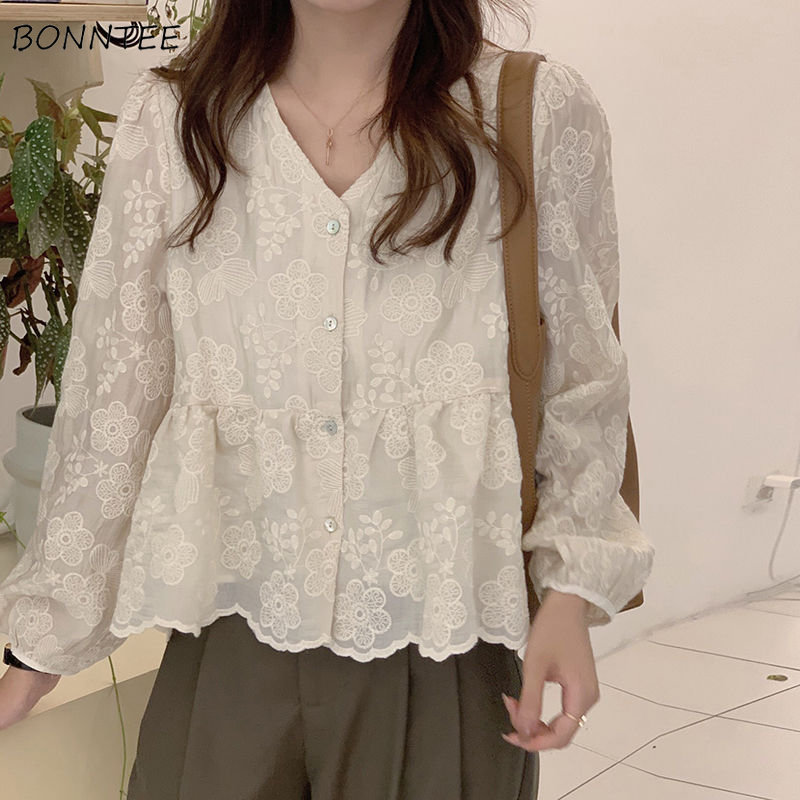 Autumn Shirts Women Elegant Ae - Summer Clothing Aesthetic ulasan dan harga