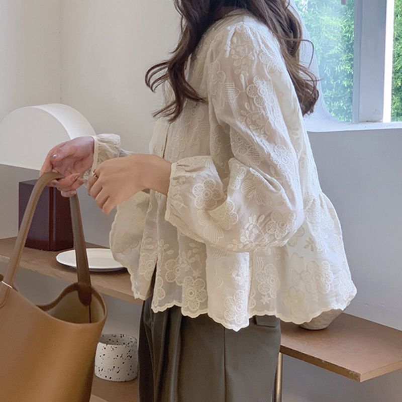 Autumn Shirts Women Elegant Ae - Summer Clothing Aesthetic ulasan dan harga
