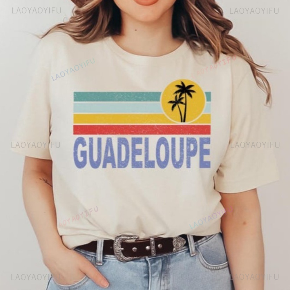 Guadeloupe Graphic Printed Hol - Summer Holiday Clothing Women ulasan dan harga